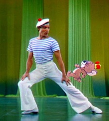 gene Kelly and Jerry anchors aweigh